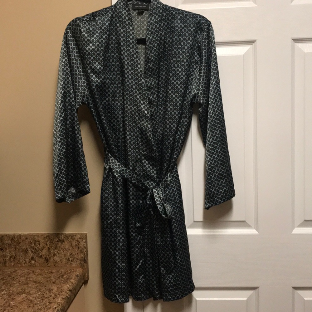 Silk bathrobe